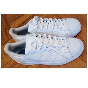 Adidas Superstar, all white, Mens size 9